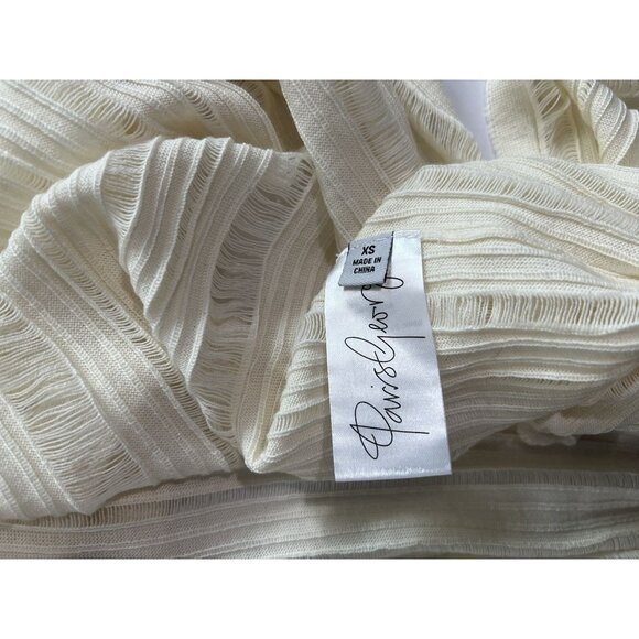 Paris Georgia Declan Knit Maxi Dress in Cream - Picture 3 of 4